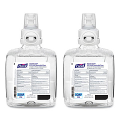 PURELL Healthcare HEALTHY SOAP 0.5% PCMX Antimicrobial Foam Refill, For CS8 Dispensers, Light Floral Scent, 1,200 mL, 2/Carton (787802CT)