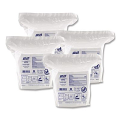 PURELL Hand Sanitizing Wipes, 5 x 6, Fresh Citrus Scent, White, 1,700/Refill Pouch, 4/Carton (951704CT)