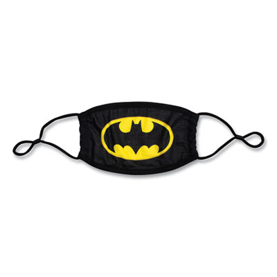 Bioworld Cloth Face Mask, Cotton/Polyester/Spandex, Adult, Batman Logo Print (9MZNBTM00SB0)