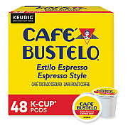Caf Bustelo Espresso Style K-Cups, 48/Box (5000346117)