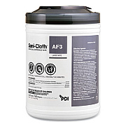 Sani Professional Sani-Cloth AF3 Germicidal Disposable Wipes, Extra-Large, 1-Ply, 7.5" x 15", Unscented, White, 75/Pack (P72584)