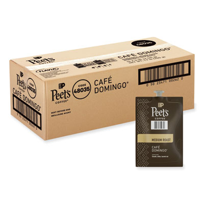 Peet's Coffee & Tea FLAVIA Ground Coffee Freshpacks, Cafe Domingo Blend, 76/Carton (LPC00262)