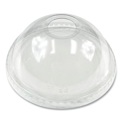 Boardwalk PET Cold Cup Dome Lids, Fits 9 oz to 12 oz Cold Cups, Plastic, Clear, 100/Pack (PET912DOMEPK)
