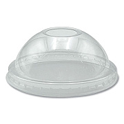 Boardwalk PET Cold Cup Dome Lids, Fits 9 oz to 10 oz Cold Cups, Plastic, Clear, 100/Pack (PET910DOMEPK)