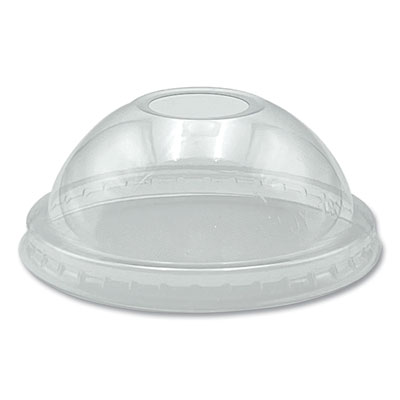 Boardwalk PET Cold Cup Dome Lids, Fits 9 oz to 10 oz Cold Cups, Plastic, Clear, 100/Pack (PET910DOMEPK)
