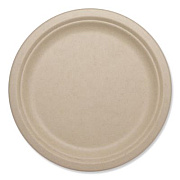 World Centric Fiber Plates, Paper, 10.1" dia, Natural, 800/Carton (PLSCU10LFP)