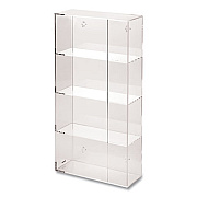 Kantek Quad Glove Dispenser, 10.5 x 4 x 21.25, Clear (AH145)