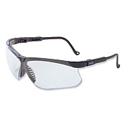 Honeywell Uvex Genesis Safety Eyewear, Black Full Frame, Clear Dual Lens with Hydro-Shield Anti-Fog Coating (S3200HS)