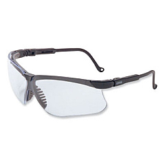 Honeywell Uvex Genesis Safety Eyewear, Black Full Frame, Clear Dual Lens with Hydro-Shield Anti-Fog Coating (S3200HS)