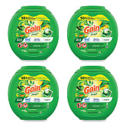 Gain Flings Detergent Pods, Original, 76 Pods/Tub, 4 Tubs/Carton (09207CT)