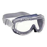 Honeywell Uvex Flex Seal OTG Goggles, Clear HydroShield Anti-Fog/Anti-Scratch Lens, Clear/Navy/Gray Frame (S3400HS)