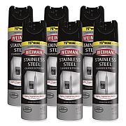 WEIMAN Stainless Steel Cleaner and Polish, 17 oz Aerosol, 6/Carton (49CT)