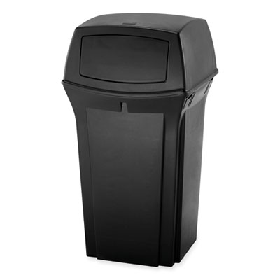 Rubbermaid Commercial Ranger Fire-Safe Container, 45 gal, Structural Foam, Black (917188BLA)