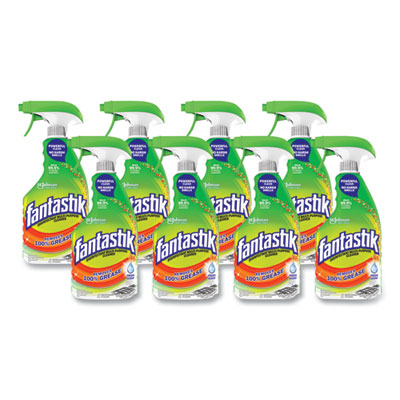 Fantastik Disinfectant Multi-Purpose Cleaner Fresh Scent, 32 oz Spray Bottle, 8/Carton (366095)