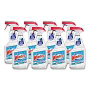 Windex Multi-Surface Vinegar Cleaner, Fresh Clean Scent, 23 oz Spray Bottle, 8/Carton (312620)
