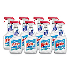 Windex Multi-Surface Vinegar Cleaner, Fresh Clean Scent, 23 oz Spray Bottle, 8/Carton (312620)