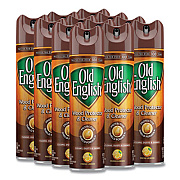 OLD ENGLISH Furniture Polish, Fresh Lemon Scent, 12.5 oz Aerosol Spray, 12/Carton (74035CT)