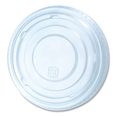 Fabri-Kal Greenware Cold Drink Lids, Fits 16 oz to 24 oz Cold Cups, Plastic, Clear, 1,000/Carton (LKC1624F)