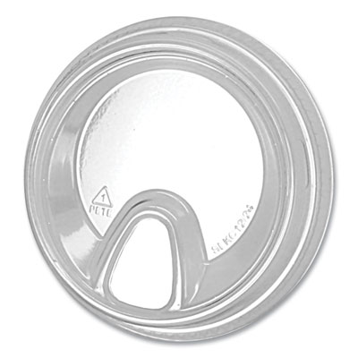 Fabri-Kal Greenware Cold Drink Lids, Sip Lid, Fits 12 oz to 24 oz Cold Cups, Plastic, Clear, 1,000/Carton (SLKC1224)