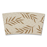 World Centric Hot Cup Sleeves, Fits 8 oz Cups, Natural, 1,000/Carton (SLPAME)