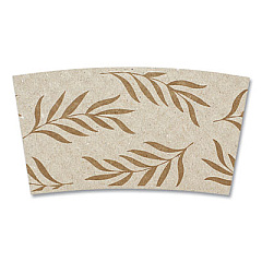 World Centric Hot Cup Sleeves, Fits 8 oz Cups, Natural, 1,000/Carton (SLPAME)