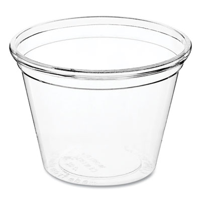 World Centric PLA Clear Cold Cups, 1oz, Plastic, Clear, 3,000/Carton (CPCS1S)