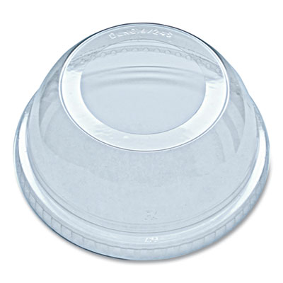 Fabri-Kal Greenware Cold Drink Lids, Dome, Fits 16 oz to 24 oz Cold Cups, Plastic, Clear, 1,000/Carton (DLKC1624S)