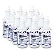 Misty Secure Hydrochloric Acid Bowl Cleaner, Mint Scent, 32oz Bottle, 12/Carton (1038801)