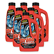 Drano Max Gel Clog Remover, 32 oz Bottle, 12/Carton (694768)