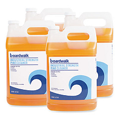 Boardwalk Industrial Strength Cleaner, Pine Scent, 1 gal Bottle, 4/Carton (4734)