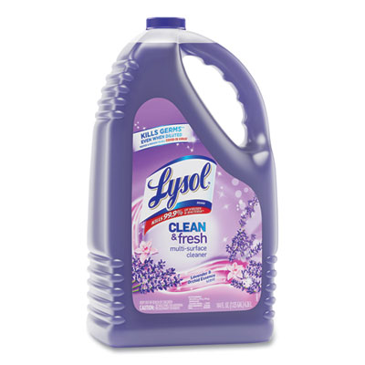 LYSOL Brand Clean and Fresh Multi-Surface Disinfectant Cleaner, Lavender and Orchid Essence, 144 oz Bottle (88786EA)