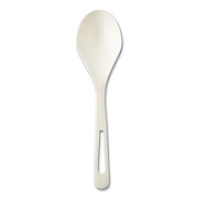 World Centric TPLA Bulk Cutlery, Soup Spoon, Plastic, Light Beige, 1,000/Carton (SOPSB)