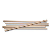 World Centric Sustainable Kraft Paper Straws, 8", 6,000/Carton (STPA8K)