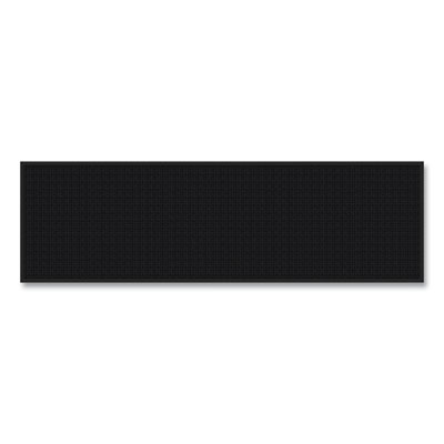 Apache Mills Absorba Select Entry Mat, Rectangular, Pepper/Black Crush-Resistant Needle-Punched Surface, 36" x 10 ft (032023)