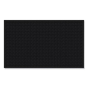 Apache Mills Absorba Select Entry Mat, Rectangular, Pepper/Black Crush-Resistant Needle-Punched Surface, 36" x 60" (012023)