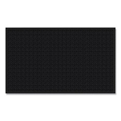 Apache Mills Absorba Select Entry Mat, Rectangular, Pepper/Black Crush-Resistant Needle-Punched Surface, 36" x 60" (012023)