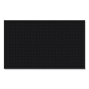 Apache Mills Absorba Select Entry Mat, Rectangular, Pepper/Black Crush-Resistant Needle-Punched Surface, 48" x 72" (022023)
