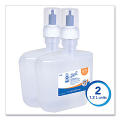 Scott Antimicrobial Foam Skin Cleanser Refill, Fresh Scent, 1,200 mL, 2/Carton (91594)
