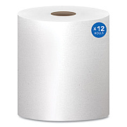 Scott Essential High Capacity Hard Roll Towels for Business, Absorbency Pockets, 1-Ply, 8" x 1,000 ft, 1.5" Core, White,12 Rolls/CT (01000)