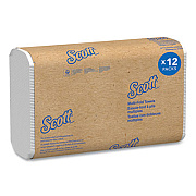 Scott Multi-Fold Towels, Absorbency Pockets, 1-Ply, 9.2 x 9.4, White, 250 Sheets/Pack, 12 Packs/Carton (03650)