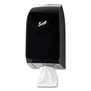 Scott Hygienic Bathroom Tissue Dispenser, 7 x 5.73 x 13.34, Black (39728)