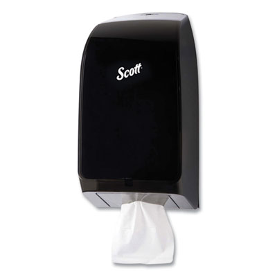 Scott Hygienic Bathroom Tissue Dispenser, 7 x 5.73 x 13.34, Black (39728)