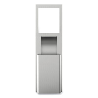Kimberly-Clark Professional* MOD Stainless Steel Recessed Wall Unit with Trash Receptacle, 11 x 4.5 x 54.5 (35370)