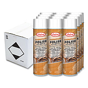 Claire Furniture Polish with Lemon Oil, Lemon Scent; 19 oz Aerosol Spray, Dozen (811)