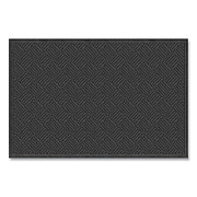 Apache Mills Ecomat Crosshatch Entry Mat, Rectangular, Charcoal Gray Crush-Resistant Ribbed Surface, 48" x 72" (062023)
