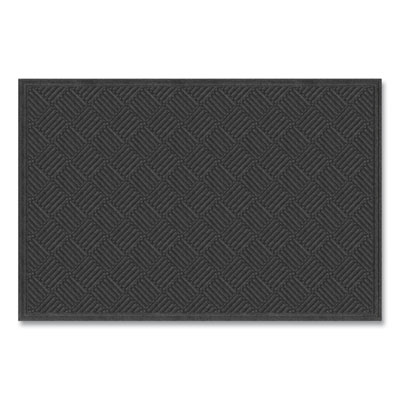 Apache Mills Ecomat Crosshatch Entry Mat, Rectangular, Charcoal Gray Crush-Resistant Ribbed Surface, 48" x 72" (062023)