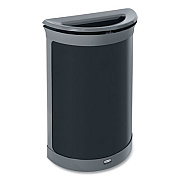 Rubbermaid Commercial ENHANCE Series Waste Receptacle, 11.5 gal, Metal, Umbra Gray/Pearl Gray (2172845)