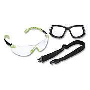3M Solus 1000 Series Safety Glasses, Frameless, Clear Single Lens (S1201SGAFKT)