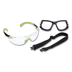 3M Solus 1000 Series Safety Glasses, Frameless, Clear Single Lens (S1201SGAFKT)
