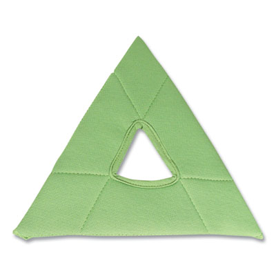 Unger Stingray Glass Cleaning Pads, 10.25" x 9", Green, 5/Pack (SRPD1)
